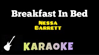 Nessa Barrett - BREAKFAST IN BED | Karaoke Guitar Instrumental