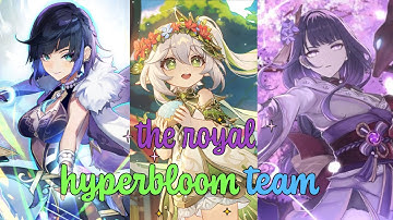 Nahida/Raiden/Yelan/Baizhu whale hyperbloom team. | Abyss 12, top half continuous. | 4.0