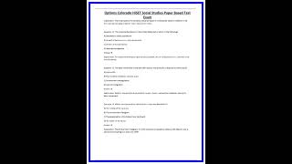 Options Colorado HiSET Social Studies Paper Based Test Exam 636x882