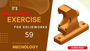 SolidWorks Exercise-59 |SolidWorks Tutorial-59 |SolidWorks Tutorial For Ultimate Beginner