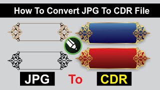 Trace Image in Coreldraw | Quick Convert Jpg to Cdr | Corel Draw Tips & Tricks Jpeg to Cdr