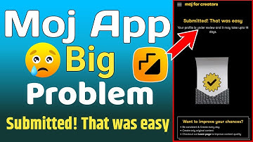 Moj App Big Problem 😢 | Submitted! That was easy | Your profile is under review