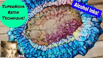 Alcoholinkten creëren geweldige harseffecten