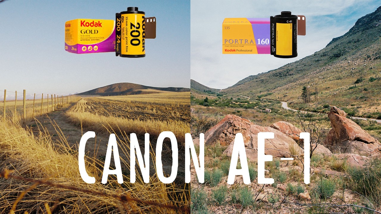 Epic landscape photos with Canon AE-1 + Portra 160 + Kodak Gold 200