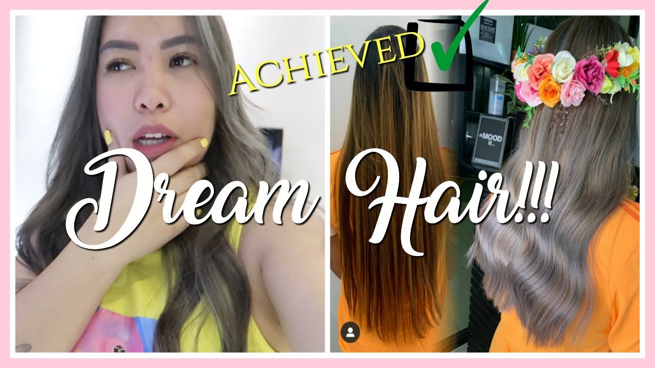 BEST SALON IN CEBU? ASH GREY HAIR HIGHLIGHTS Lavzdianne YouTube
