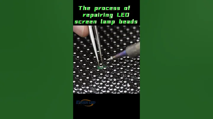 LED screen lamp bead repair process.#shorts #leddisplay #led #ledscreen #eagerled #madeinchina
