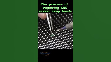 LED screen lamp bead repair process.#shorts #leddisplay #led #ledscreen #eagerled #madeinchina