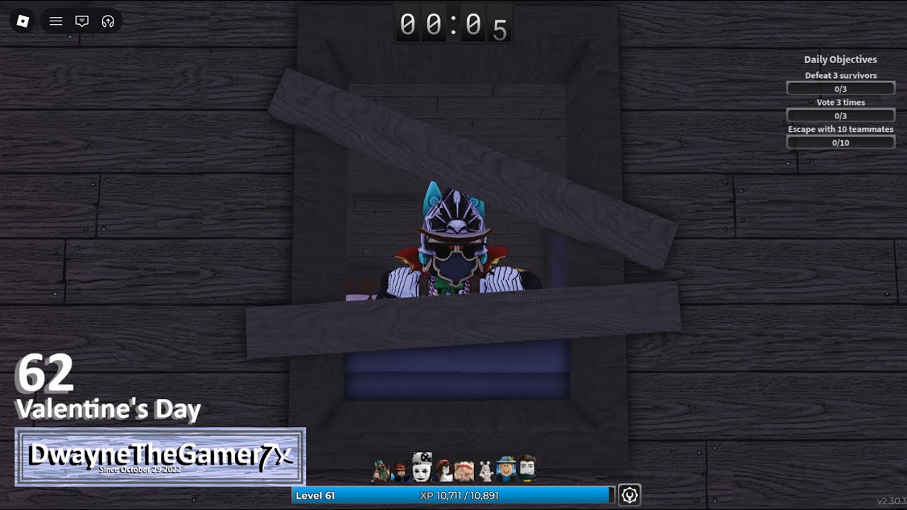 Gameplay 62: Valentine's Day | Roblox Survive The Killer