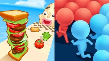 Sandwich Runner | Count Master - All Level Gameplay Android,iOS - NEW MOD APK MEGA UPDATE GAMEPLAY