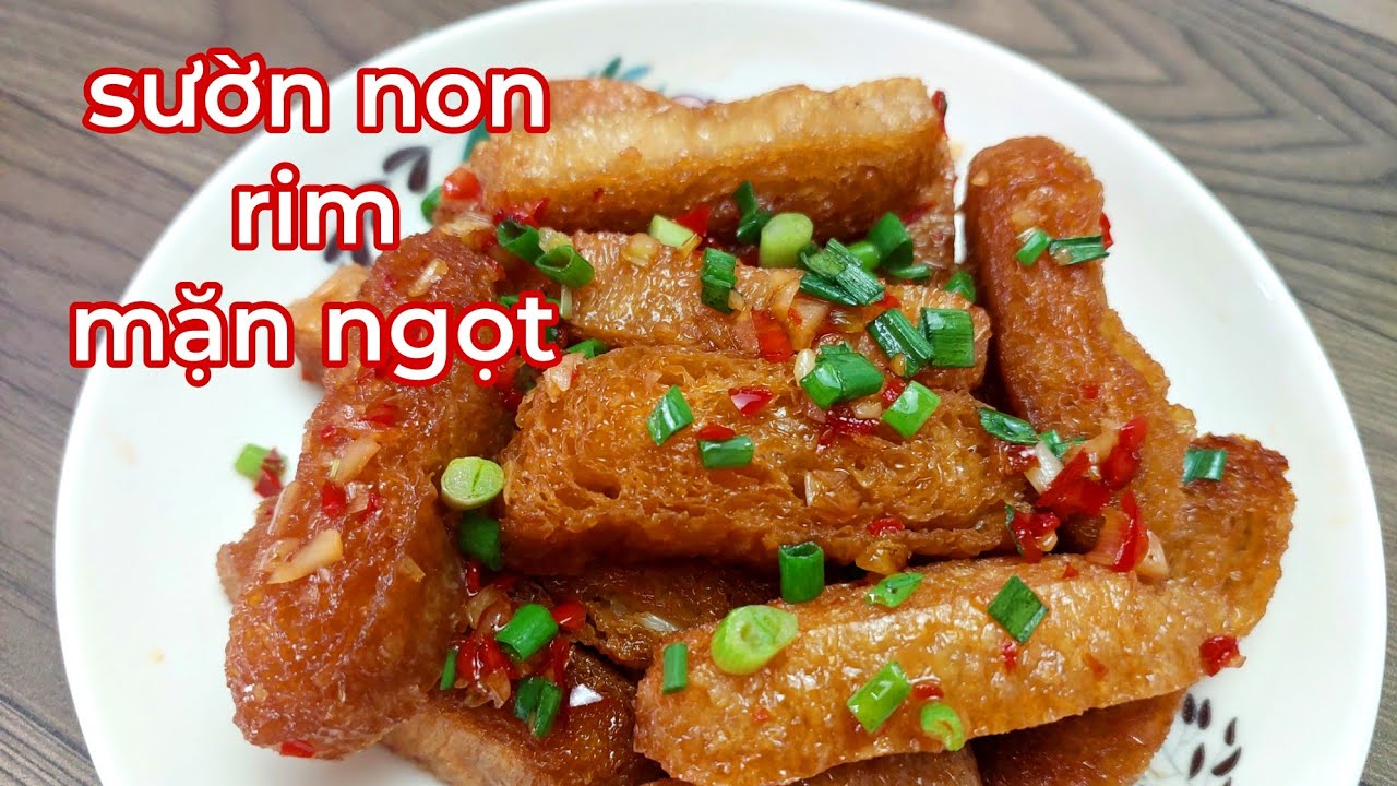 Cách Làm Sườn Non Chay Rim Mặn Ngọt Đậm Đà Hao Cơm - YouTube