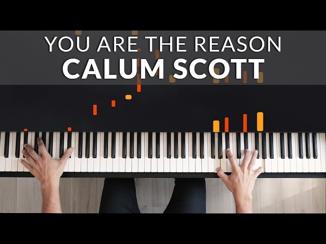 You Are The Reason - Calum Scott | Tutorial of my Piano Cover class=