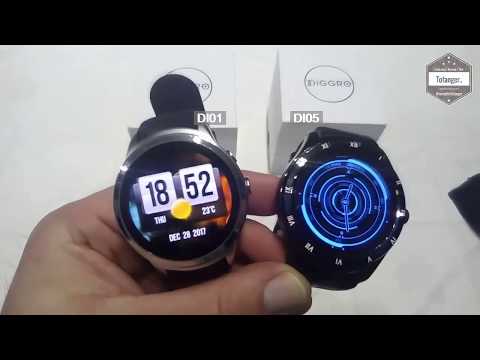 Comparaison Smartwatch Diggro DI01 et DI05