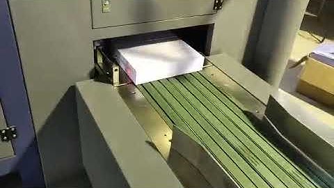 Automatic A4 copy paper cut size sheeting and ream wrapping machine   Ethiopia User 4R4P