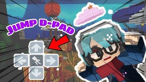 Using Jump D-Pad Button in (BEDWARS BLOCKMANGO)