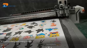 KT Board CNC Oscillating Knife Cutting Machine With CCD