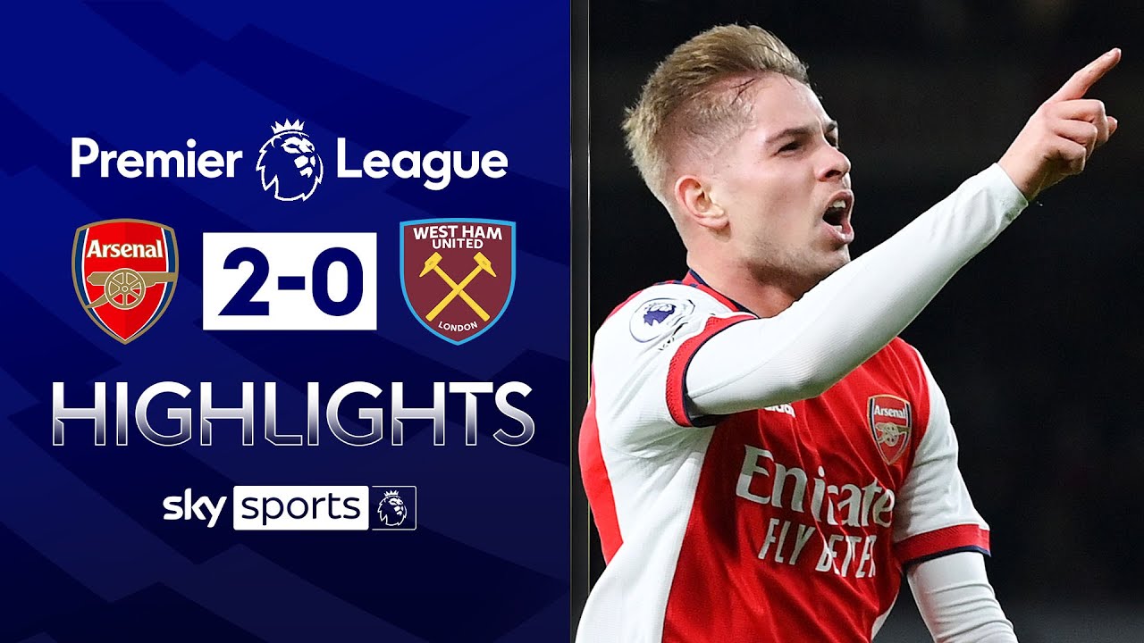 Martinelli & Smith Rowe fire into top four 🔥| Arsenal West Ham PL Highlights - YouTube
