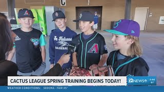 Cactus League Spring Training begins today!