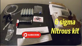 Unboxing the $100 dollar 6 sigma nitrous kit