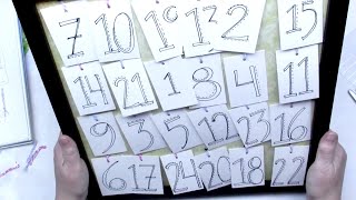 HOW TO! Easy DIY Picture Frame Advent Calendar with Hand drawn Tags screenshot 2