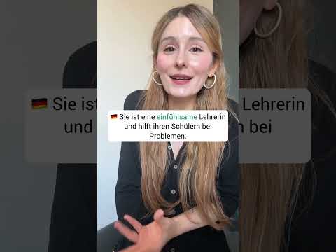🇩🇪 einfühlsam, ratsam, sparsam #deutsch #german #studygerman #learngerman #deutschlernen