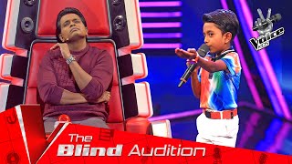 Vinuth Dewsithu | Amma Jiwana Uyan There ( අම්මා ජීවන උයන් තෙරේ) | Blind Auditions