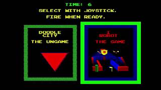 I, Robot Doodle City Ungame (Atari 1983)