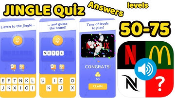 Jingle Quiz ‪Game All levels 51-75 Complete Game Gameplay Walkthrough (iOS-Android)