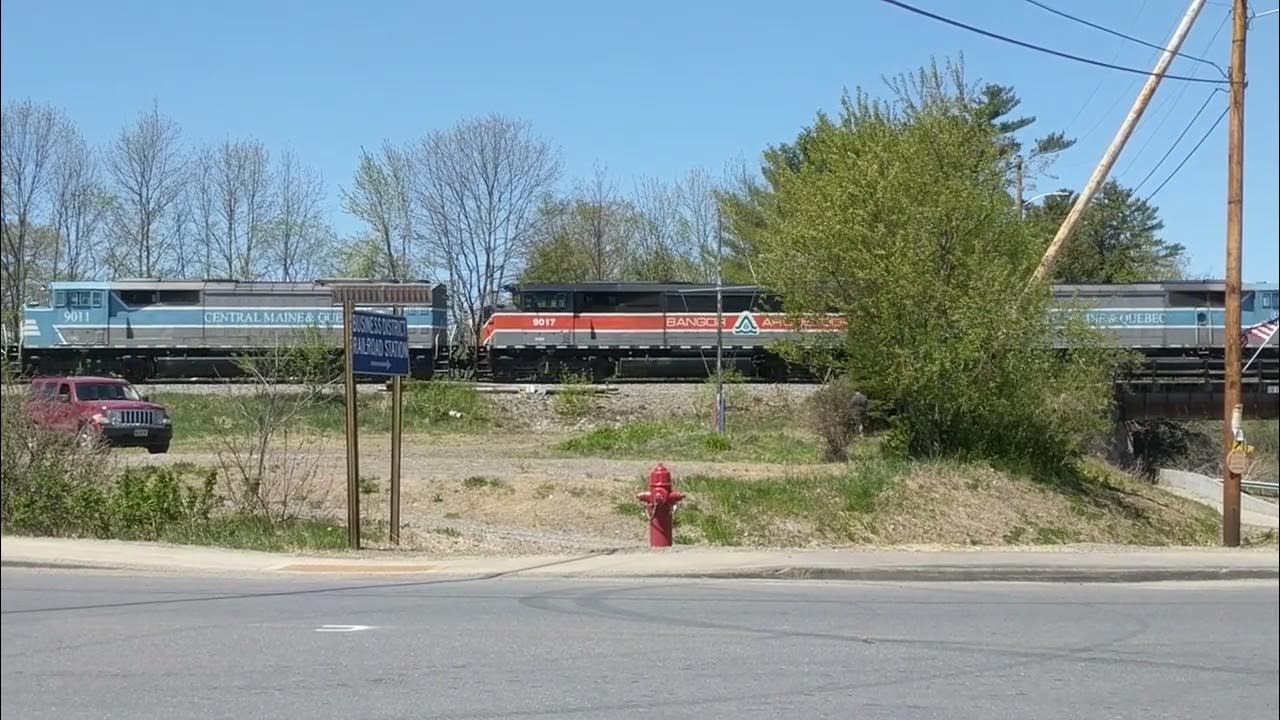 Central Maine & Quebec, Bangor & Aroostook. Brownville Junction, Maine