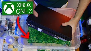 ПОКРАСИЛ XBOX ONE X ВОДОЙ!