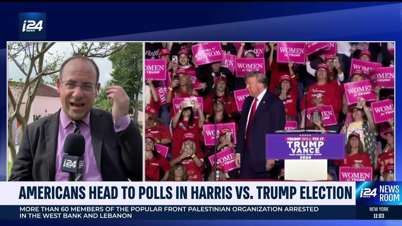 Americans head to polls in Harris vs Trump election - YouTube