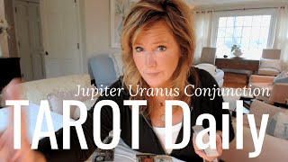 Daily Tarot April 19 - Jupiter Uranus Conjunction \& The Spiritual Collective