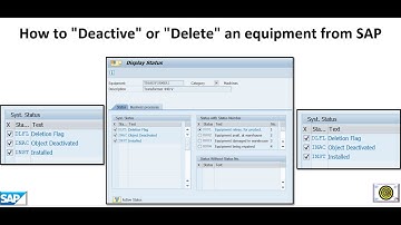 SAP PM Module  I Equipment De-activation I  I Equipment Deletion I