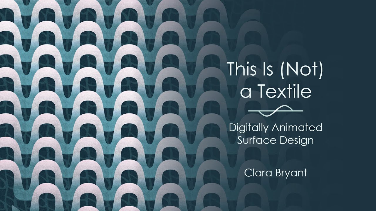 Textile Animation THIS IS (NOT) A TEXTILE | Animated Surface Patterns - YouTube