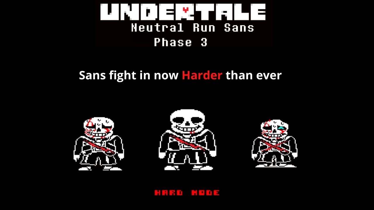 UnderTale:Neutral Run Sans Fight Remake by ADISPLAY - Game Jolt