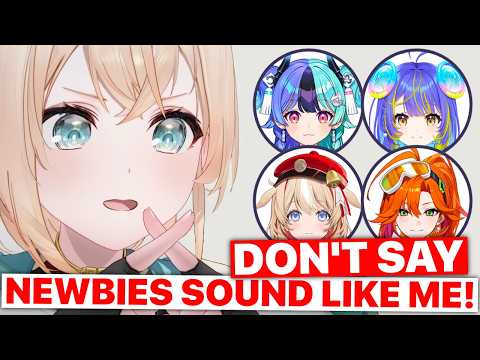 Iroha Asks Fans To Stop Saying Newbie Sounds Like Her (Kazama Iroha / Hololive) [Eng Subs]