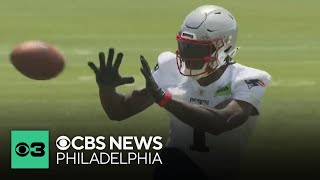 Former Eagles WR A.J. Brown nearly in "heaven" at first practice with Patriots