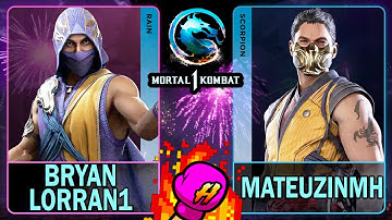 MK1 Bryan Lorran1 (RAIN) VS MateuzinMH (SCORPION)🥊Mortal Kombat 1🥊4K 60ᶠᵖˢ