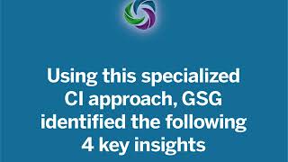 GSG: A unique approach to Competitive Intelligence