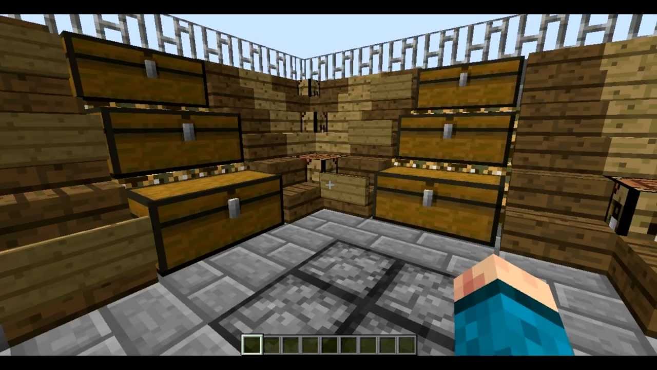 Minecraft Storage Solutions 03 The Courtyard - YouTube