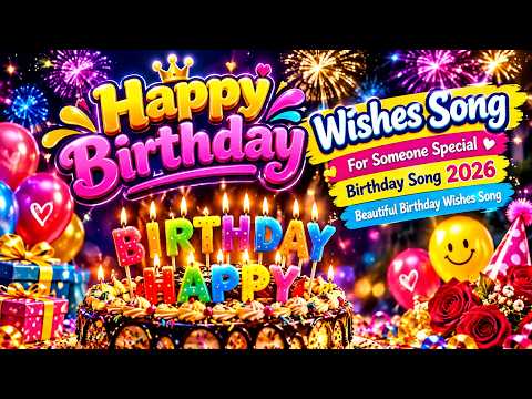 Happy Birthday Wishes Song| For Someone Special | Birthday Song 2026| Beautiful Birthday Wishes Song