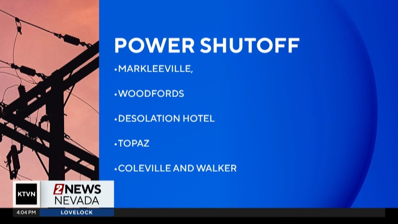 Liberty Utilities doing shutoffs along South 395