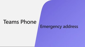 Assign an emergency location with Teams Phone