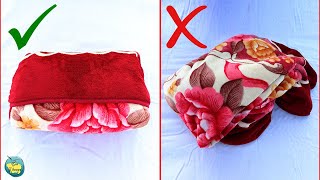 How to Wrap your Blanket Perfectly II Simplify your Space