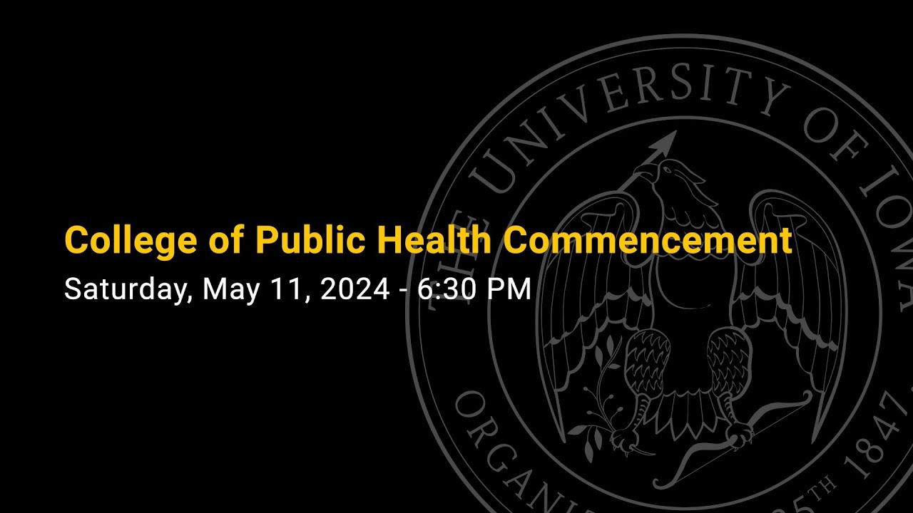 College of Public Health Commencement - May 11, 2024 - YouTube