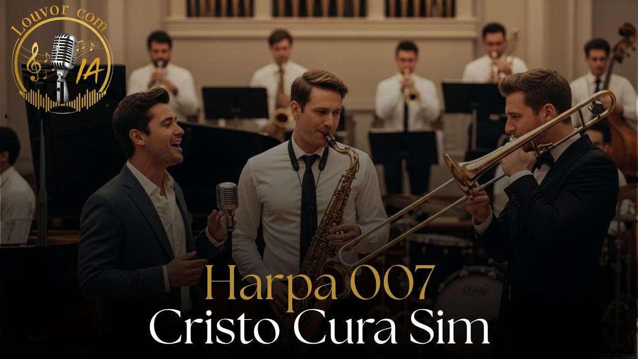 Harpa Cristã 007 - Cristo Cura Sim | Com Letra | Big Band