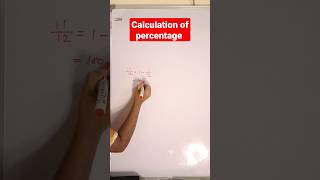 calculation of percentage #wbcs #shortvideo #viral #youtubeshorts