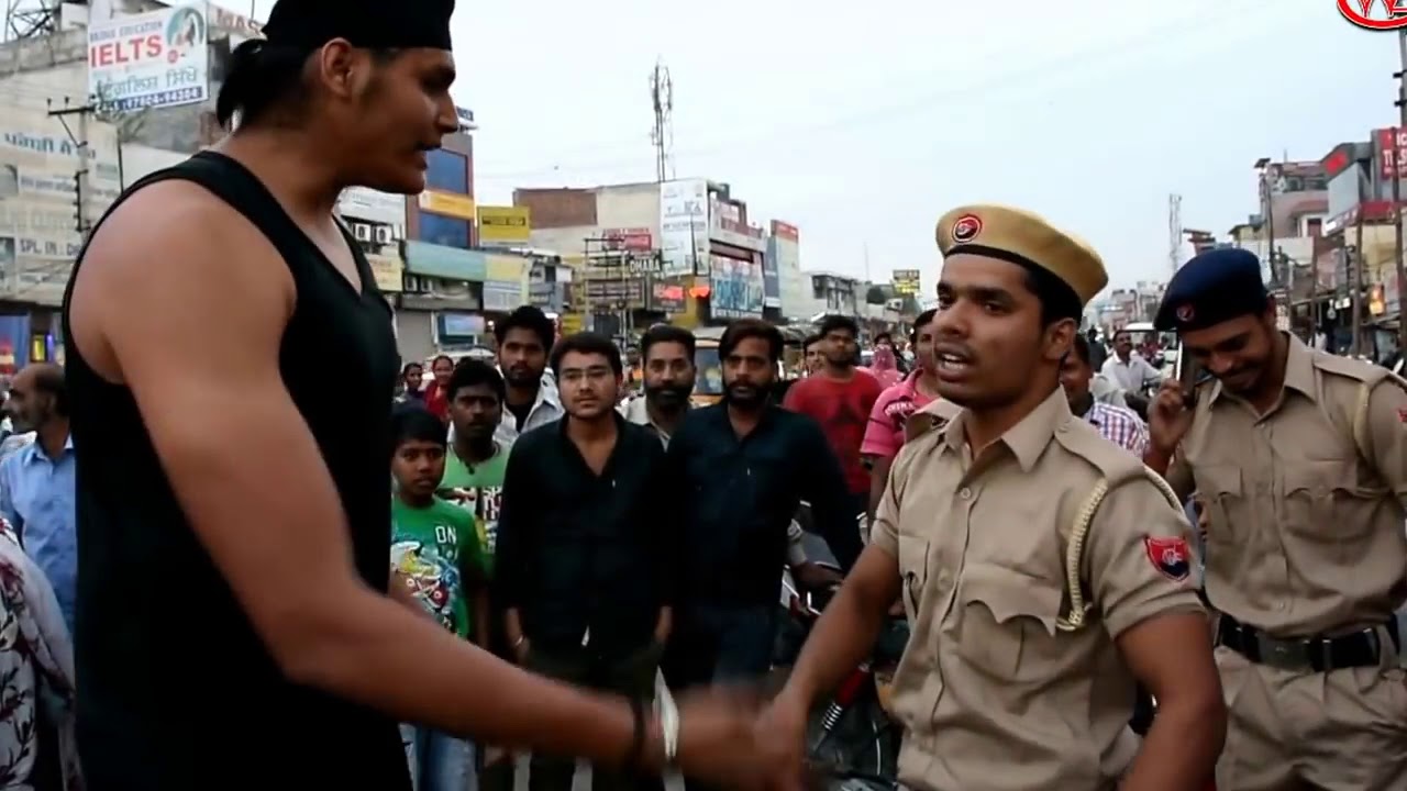 Police Constable vs A tall man YouTube