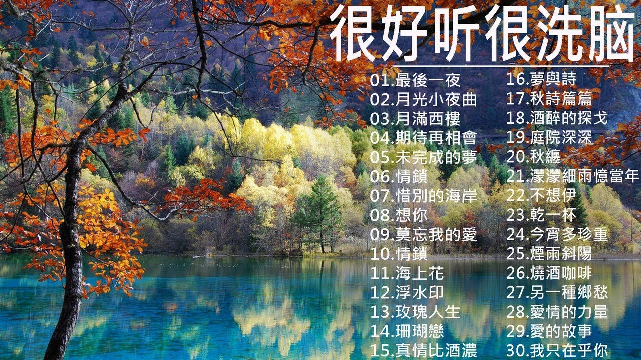 很好听很洗脑 👍 舒緩和壓力，就是要聽好歌 Relaxing Chinese Classic Songs