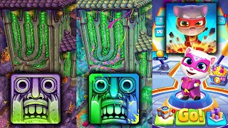 Temple Run 2 Spoky Summit Vs Temple Run 2 Holi Festival Vs Talking Tom Hero Dash - endless run game