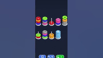 Hoops Sort Puzzle | Stack game | Sort Puzzle #trending #viral